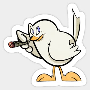 weed bird Sticker